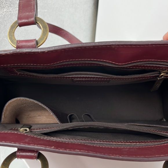 Claire Chase Rio Computer Tote in Cognac - Picture 3 of 5